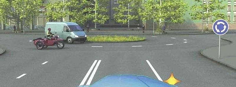 Вопрос №14 билета №16: При въезде на перекресток Вы: