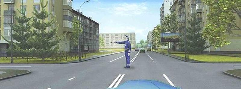 Вопрос №6 билета №18: В каком направлении Вам разрешено движение?