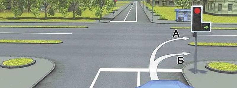 Вопрос №6 билета №23: Вам можно продолжить движение: