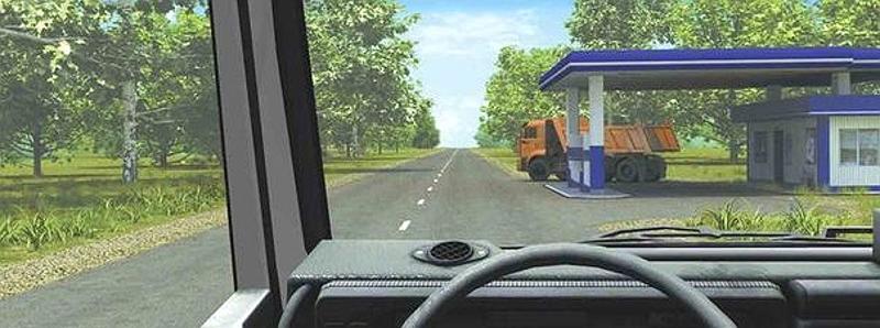 Вопрос №8 билета №24: Должны ли Вы уступить дорогу грузовому автомобилю в данной ситуации?