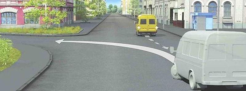 Вопрос №9 билета №25: Водитель случайно проехал перекресток. Разрешено ли ему в этой ситуации использовать задний ход, чтобы затем продолжить движение налево?