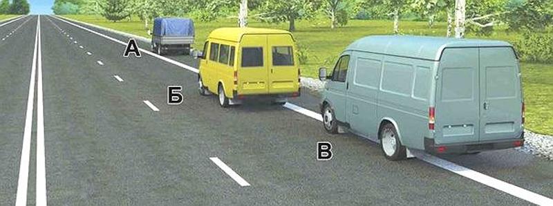Вопрос №12 билета №26: Водители каких транспортных средств нарушили правила остановки?