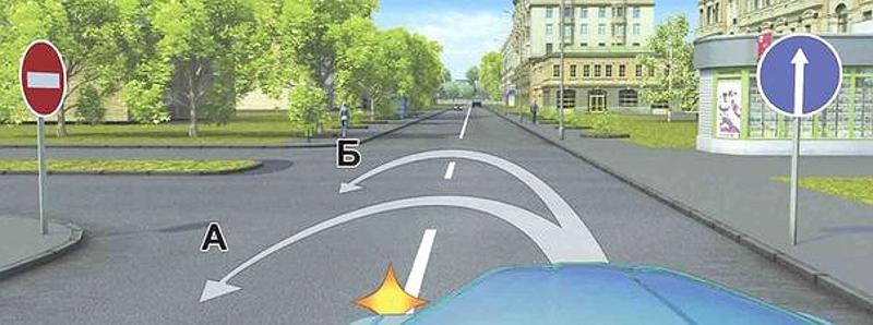 Вопрос №2 билета №30: Вам можно выполнить разворот: