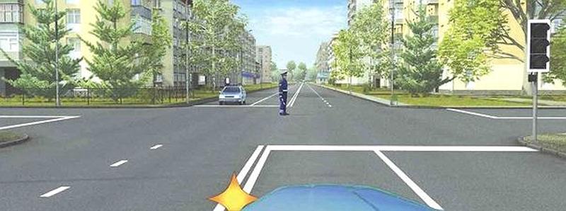 Вопрос №13 билета №31: Как Вам следует поступить при повороте налево?