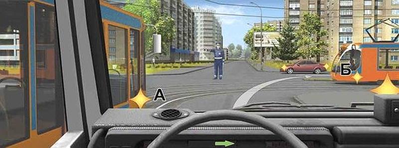 Вопрос №13 билета №33: Как Вам следует поступить при повороте направо?