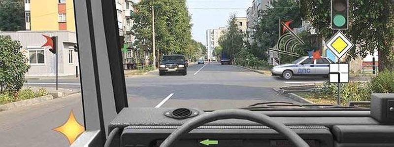 Вопрос №13 билета №38: Как Вам следует поступить при повороте налево?