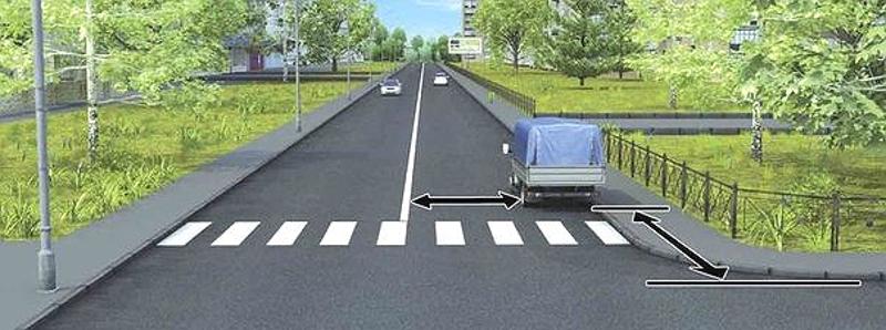 Вопрос №12 билета №1: В каком случае водителю разрешается поставить автомобиль на стоянку в указанном месте?