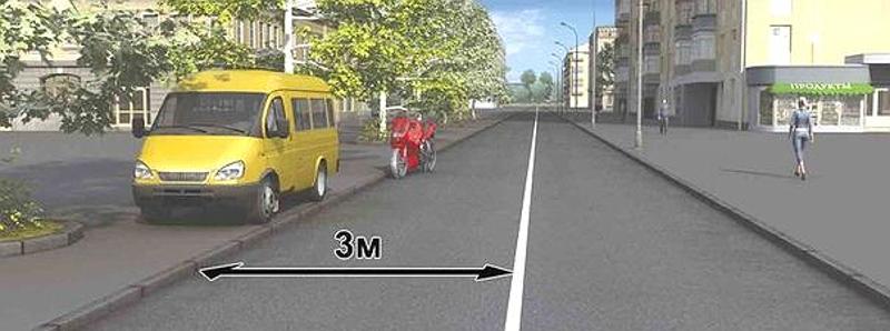 Вопрос №12 билета №3: Кто из водителей нарушил правила стоянки?