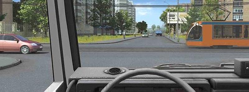 Вопрос №14 билета №5: Кому Вы должны уступить дорогу при движении в прямом направлении?