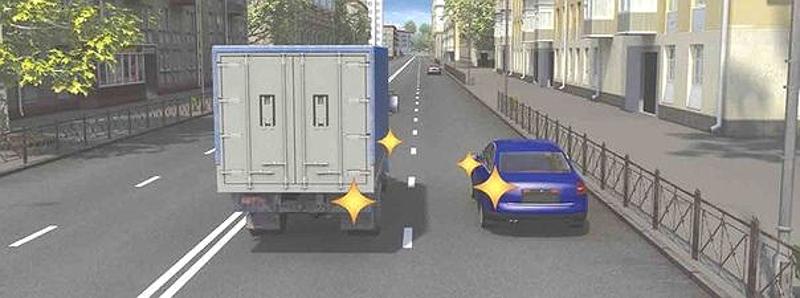 Вопрос №8 билета №6: Кто должен уступить дорогу при взаимном перестроении?