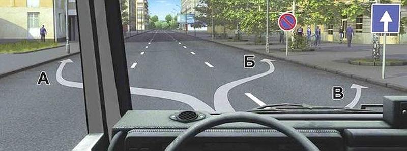 Вопрос №12 билета №7: В каком из указанных мест Вам можно поставить на стоянку грузовой автомобиль с разрешенной максимальной массой более 3,5 т?