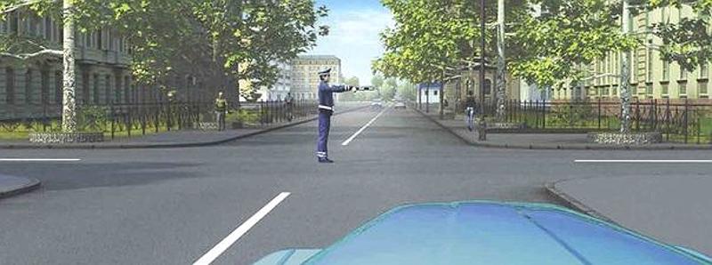 Вопрос №6 билета №8: Разрешено ли Вам движение?